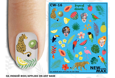 Слайдер дизайн CW 16 екзотика