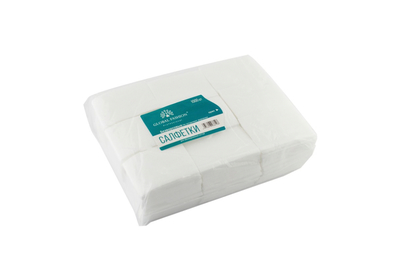 Серветки безворсові Global 1000 шт, білі