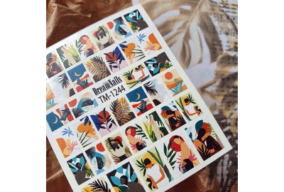 Слайдер дизайн TM 1244 люди, листя