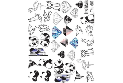 Слайдер дизайн TM 601 панда, оригами