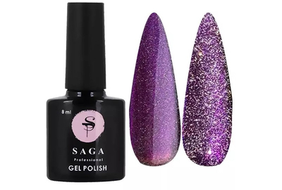 Гель-лак кошачий глаз светоотражающий SAGA Chameleon №07, 10 мл