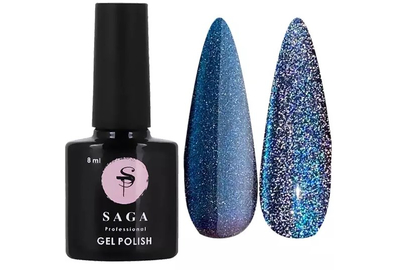 Гель-лак кошачий глаз светоотражающий SAGA Chameleon №09, 8 мл