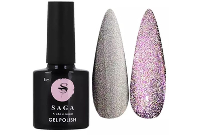 Гель-лак кошачий глаз светоотражающий SAGA Chameleon №12, 10 мл
