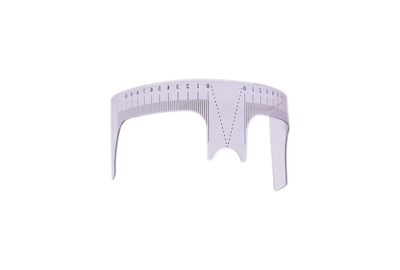 Линейка для бровей, пластиковая