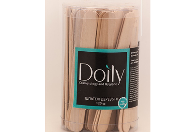 Шпатели деревянные одноразовые Doily 120 шт.
