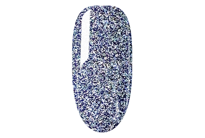 Гель-лак светоотражающий DIS Flash №05 серый, 7,5 мл, Цвет: Серый