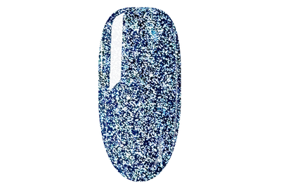 Гель-лак светоотражающий DIS Flash №08 голубой, 7,5 мл, Цвет: Голубой