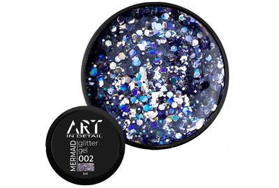 Гель з блискітками ART Mermaid Glitter Gel №002, 5 мл