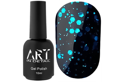 Топ для гель-лака ART Hive Top Blue с шестигранниками, без ЛЖ, 10 мл