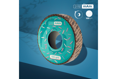 Запасной блок файл-ленты PAP-MAM Белый для пластиковой катушки Staleks PRO 100 грит, 6 м