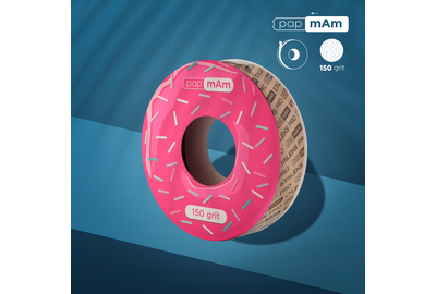 Запасной блок файл-ленты PAP-MAM Белый для пластиковой катушки Staleks PRO 150 грит, 6 м