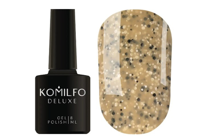 Гель-лак Komilfo Stone Collection ST003 карамельний з крихтою, 8 мл