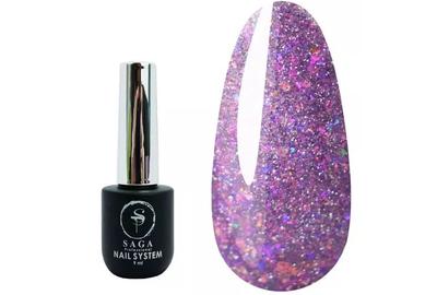 Гель-лак SAGA Fiery №17 светоотражающий, 9 мл
