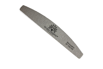 Пилка миюча для нігтів Global 100/100 півмісяць