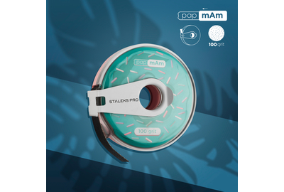 Сменный файл-лента в пластиковой катушке Staleks Белый PAP-MAM 100 грит 6 м
