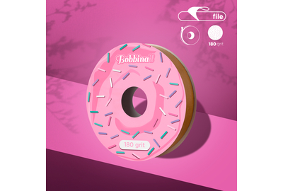 Запасной блок файл ленты Белый для пластиковой катушки Staleks PRO 180 грит 7 м