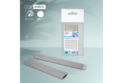 A set of PAP-MAM replacement files-cases for the straight saw STALEKS SMART 22 150 grit, 50 pcs.