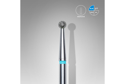 Насадка фреза с алмазным напылением Staleks шар синий 2,5 мм 1 шт