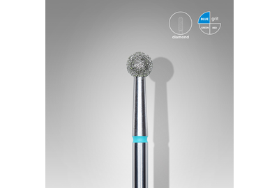 Набор насадок фрез с алмазным напылением Staleks шар синий 4 мм 6 шт