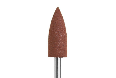 Насадка фреза силіконова D 50 полірувальник загострений коричневий