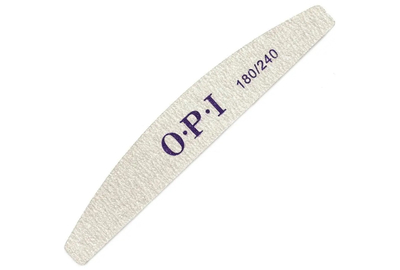 Пилка для ногтей OPI 180/240 полумесяц