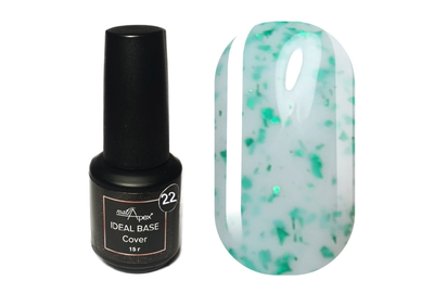 Камуфлирующая база NailApex IDEAL Base Potal №22 лаймовый мохито, 15 мл