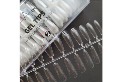 Гелевые типсы NailApex №2 балерина, 360 шт