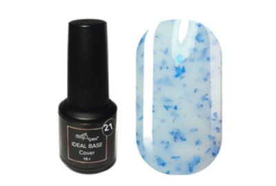 Камуфлирующая база NailApex IDEAL Base Potal №21 морской мохито, 15 мл