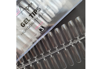 Геловые типсы NailApex №3 квадрат, 360 шт