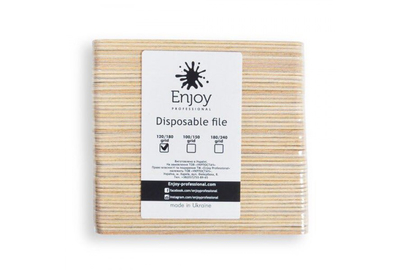 Набор одноразовых пил Enjoy 120/180 грит, 50 шт
