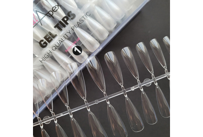 Геловые типсы NailApex №1 миндаль, 360 шт