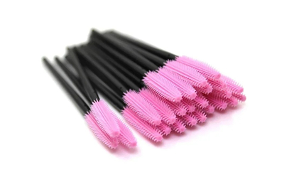 Набір щіточок для брів і вій силіконових 50 шт