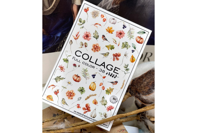 Слайдер дизайн Collage 38 листьев, осень