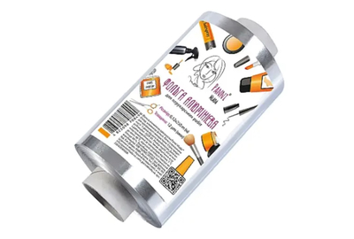 Фольга алюмінієва Panni Mlada для перукарських робіт 0,12*250 м