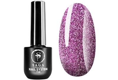 Гель-лак SAGA Fiery №10 светоотражающий, 10 мл