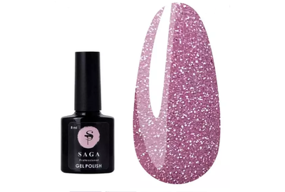 Гель-лак SAGA Fiery №14 светоотражающий, 10 мл