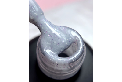 База для ногтей DARK Potal Base №32, молочный с поталью, 15 мл