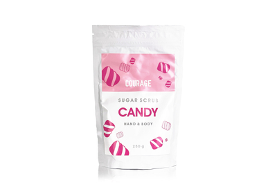 Скраб COURAGE Sugar Scrub Candy конфета 250 мл, пакет