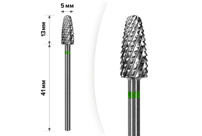 Насадка фреза твердосплавная D 40 G заостренная кукуруза 124