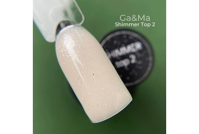 Топ для гель-лака GaMa Shimmer 02, с шимером, 15 мл