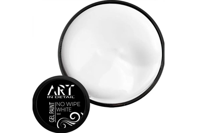Гель краска ART Gel No Wipe White белая без ЛЖ, 5 г