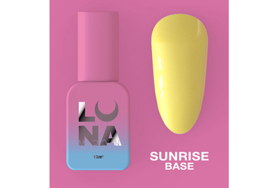 База цветная Luna Base Sunrise светло-желтая, 13 мл, Обьем: 13 мл