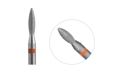 Насадка фреза алмазная IQ D 21 R пламя, Польша