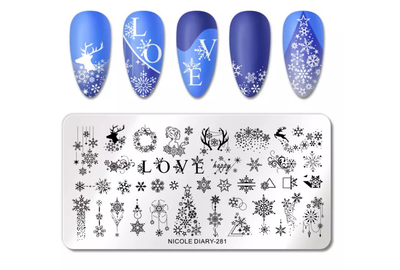 Пластина для стемпинга Nicole Diary 281