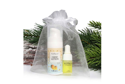 Набір Komilfo Gift Hand Lotion Mango, 10 мл та олійка для кутикули, 2 мл