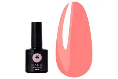 База для гель лака SAGA Color Base №03 оранжевая, 8 мл