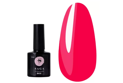 База для гель-лака SAGA Tropical Base №3 ярко-розовая, 8 мл