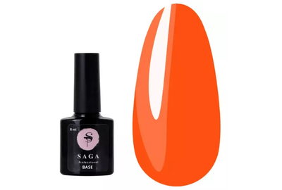 База для гель-лака SAGA Tropical Base №4 оранжевая, 8 мл