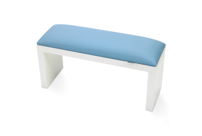 Подлокотник на белых ножках Sky Blue Небесно-голубой