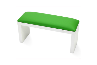 Подлокотник на белых ножках Green зеленый